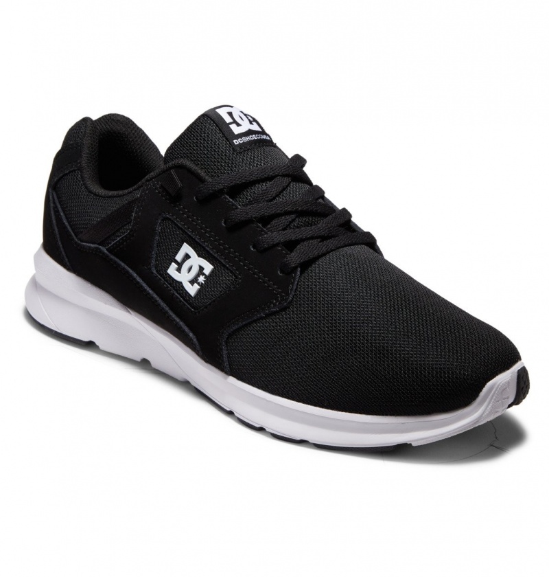 DC Shoes Skyline - Lekkie Shoes Czarne Białe | 03219IWXH