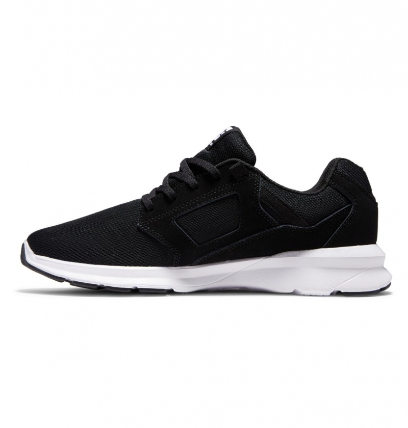 DC Shoes Skyline - Lekkie Shoes Czarne Białe | 03219IWXH