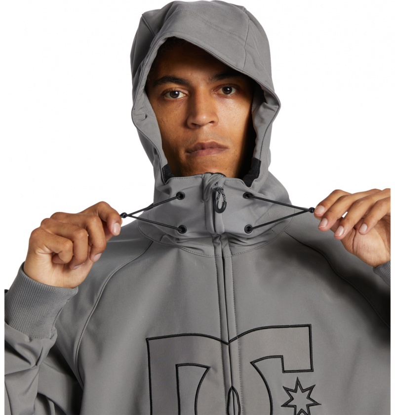 DC Shoes Spectrum - Technical Softshell Snow Jacket Pewter | 63572EYLS