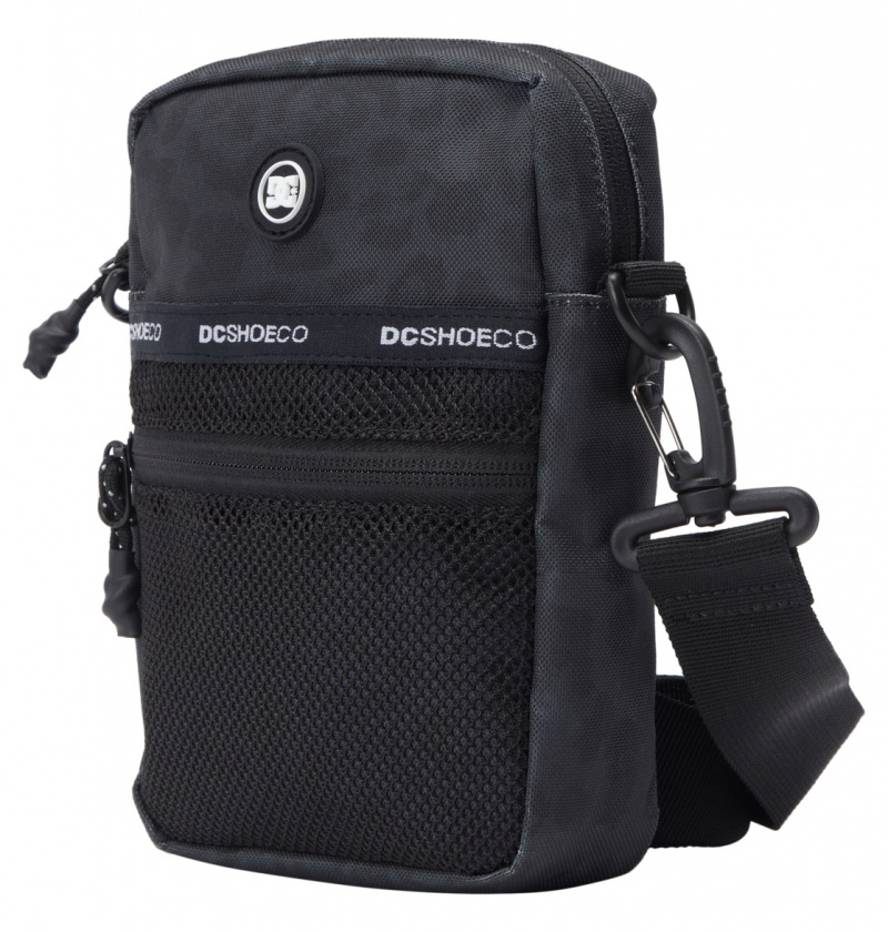 DC Shoes Starcher 2L - Small Shoulder Bag Czarne Panterka | 98457LEUG