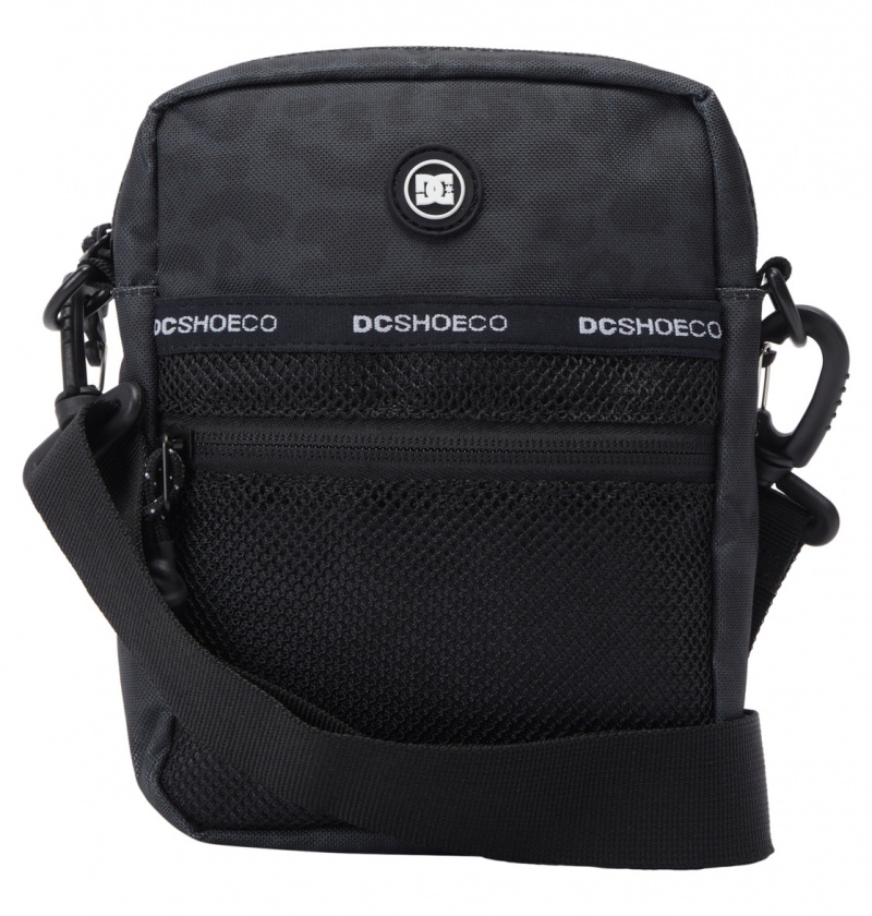 DC Shoes Starcher 2L - Small Shoulder Bag Czarne Panterka | 98457LEUG