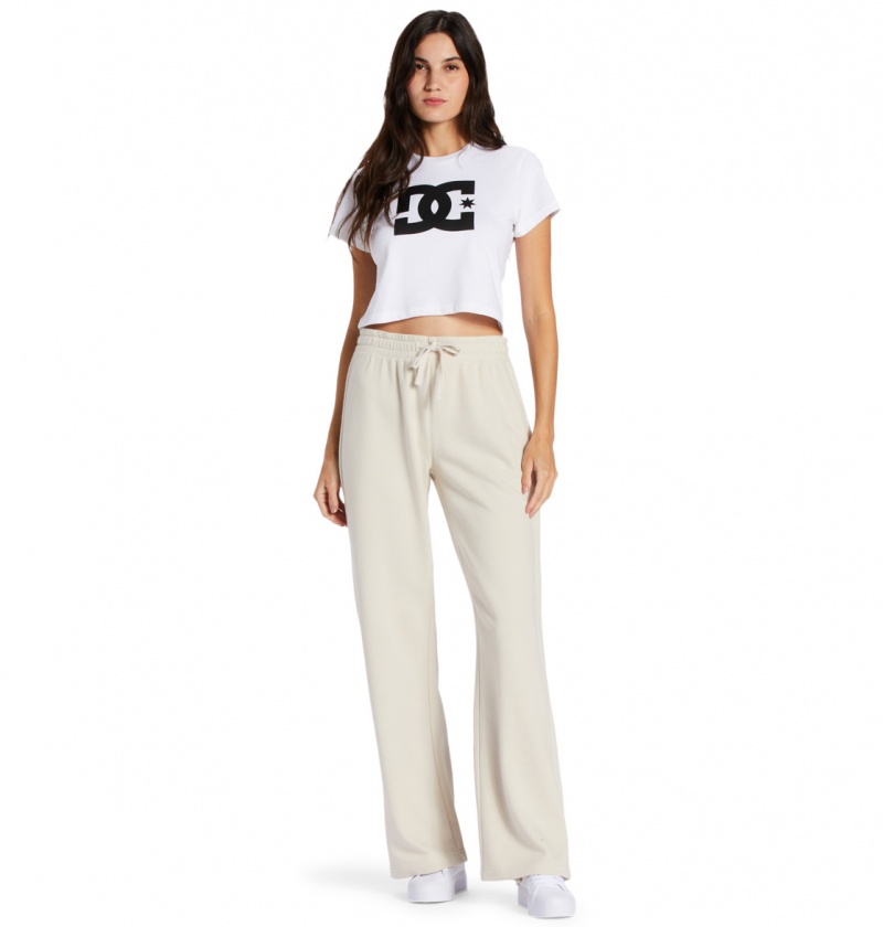 DC Shoes Stardust - Joggers Srebrne | 61298HEYC