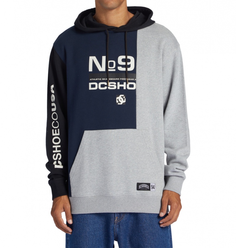 DC Shoes Static - Hoodie Granatowe | 63498YRBN