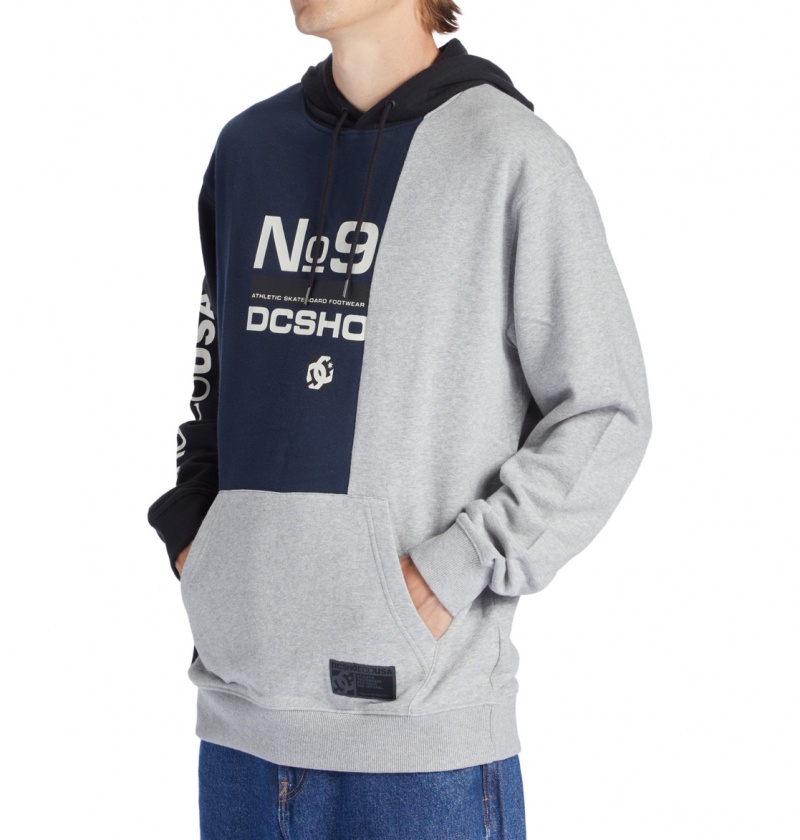 DC Shoes Static - Hoodie Granatowe | 63498YRBN