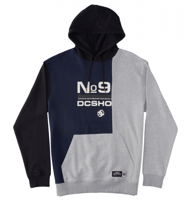 DC Shoes Static - Hoodie Granatowe | 63498YRBN