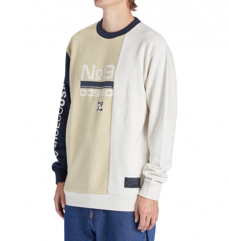 DC Shoes Static - Sweatshirt Overcast Multi | 51074QFRA