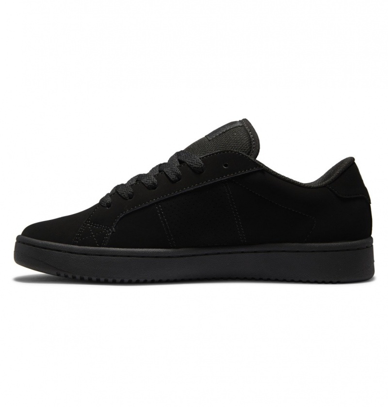 DC Shoes Striker - Skórzane Shoes Czarne Czarne Czarne | 02536WFCH