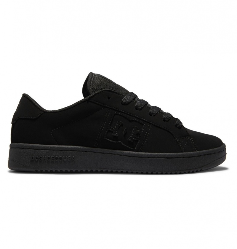 DC Shoes Striker - Skórzane Shoes Czarne Czarne Czarne | 02536WFCH