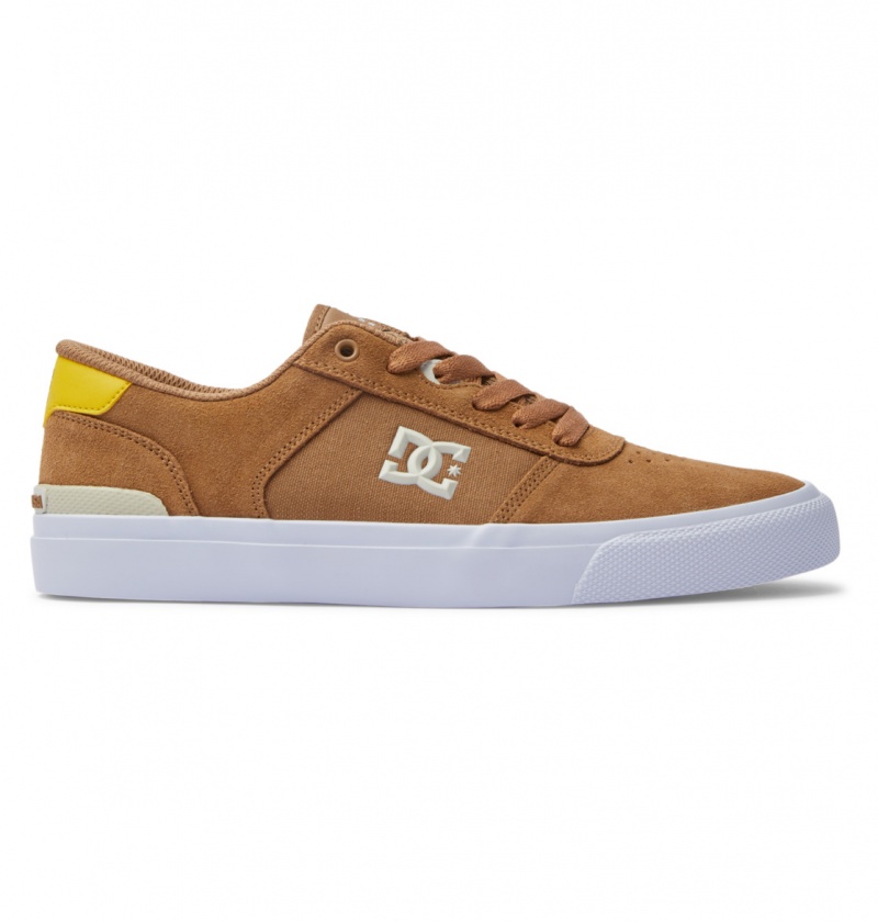 DC Shoes Teknic S - Skate Shoes Brązowe Żółte | 95201PCAH