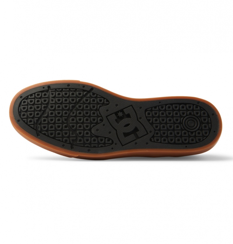 DC Shoes Teknic - Skórzane Shoes Ciemny Czekolada | 24568JOAN