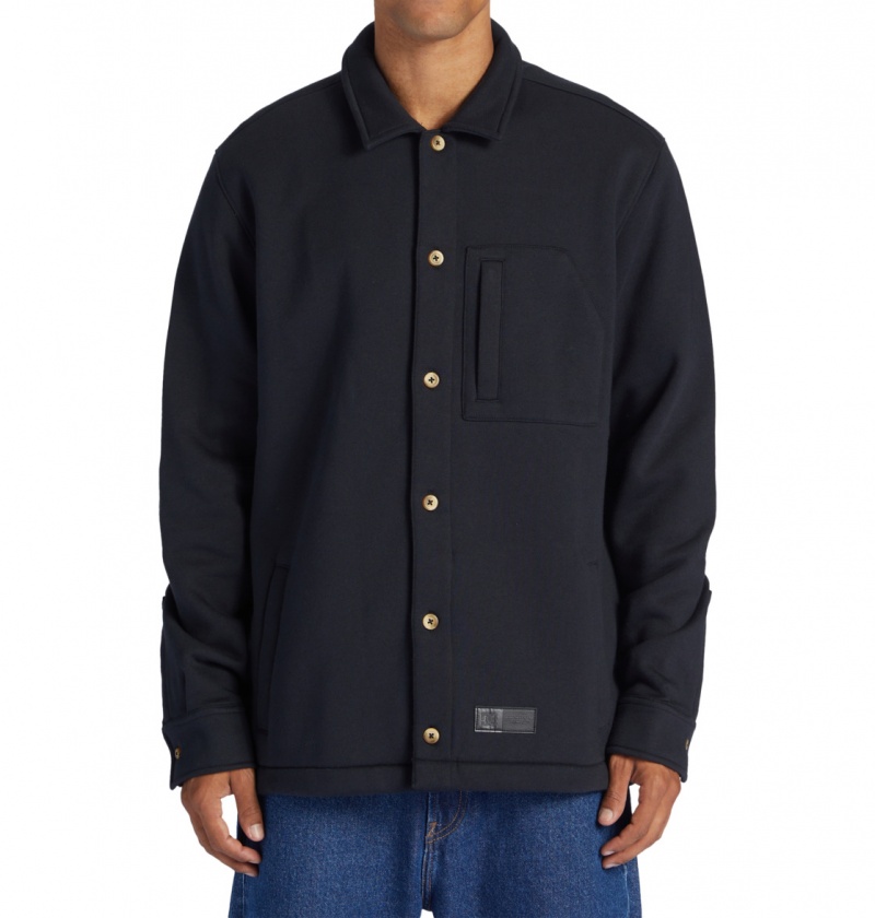 DC Shoes The Lux - Overshirt Czarne | 42316ICQE