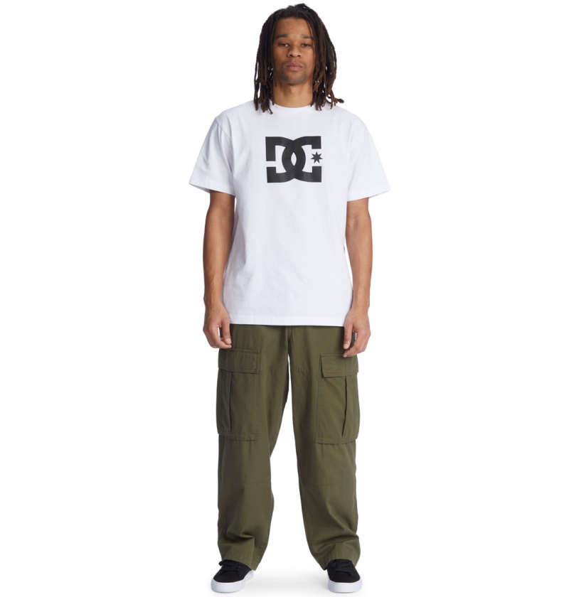 DC Shoes The Tundra - Cargo Trousers Zielone | 27196ZTWQ