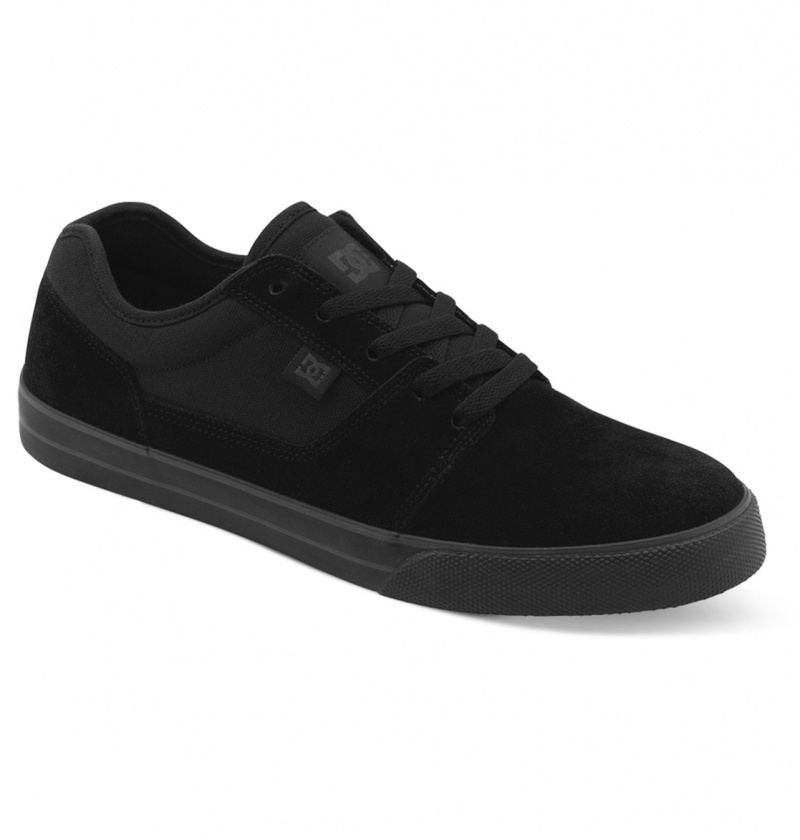 DC Shoes Tonik - Skórzane Shoes Czarne Czarne | 17829FKLD