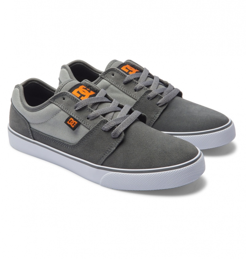 DC Shoes Tonik - Skórzane Shoes Szare | 14956IUQD