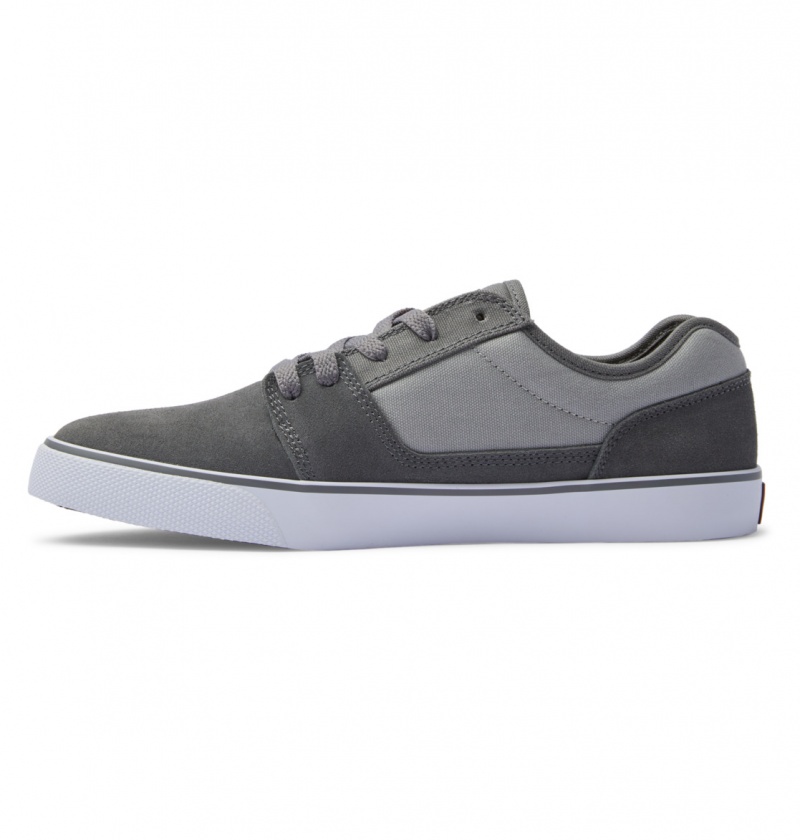 DC Shoes Tonik - Skórzane Shoes Szare | 14956IUQD