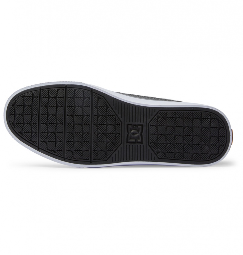 DC Shoes Tonik - Skórzane Shoes Szare | 14956IUQD