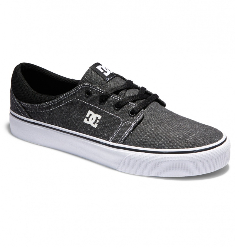 DC Shoes Trase Tx - Shoes Czarne Białe Białe | 56219LCMZ