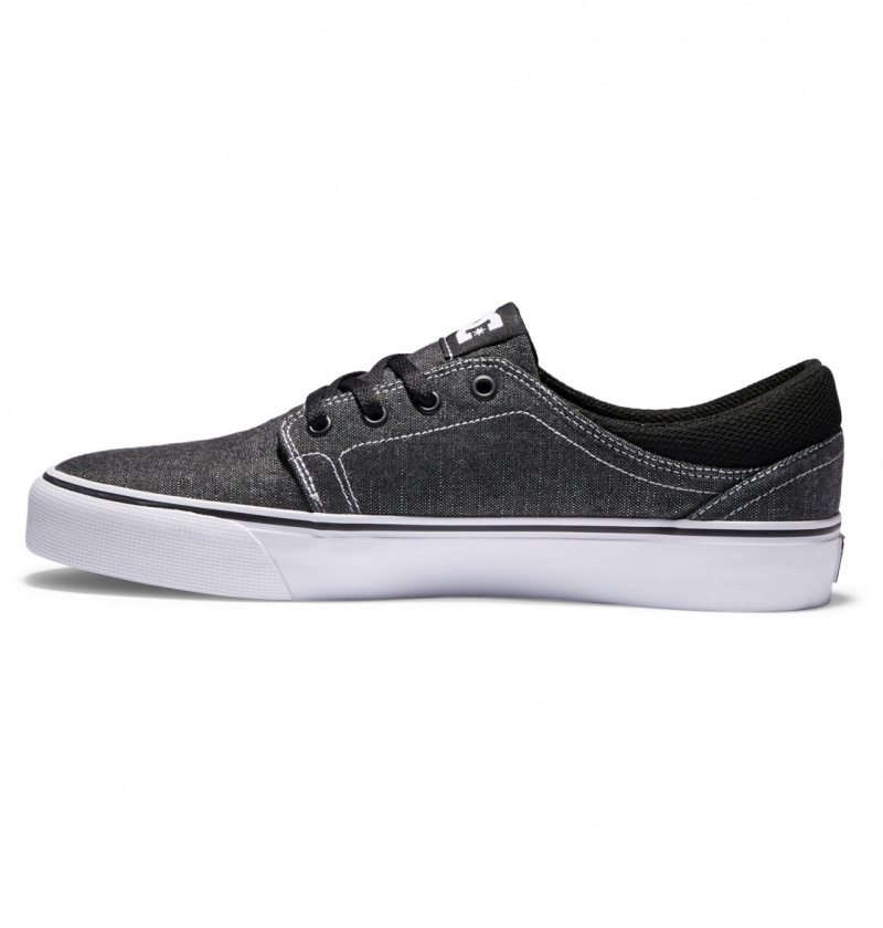 DC Shoes Trase Tx - Shoes Czarne Białe Białe | 56219LCMZ