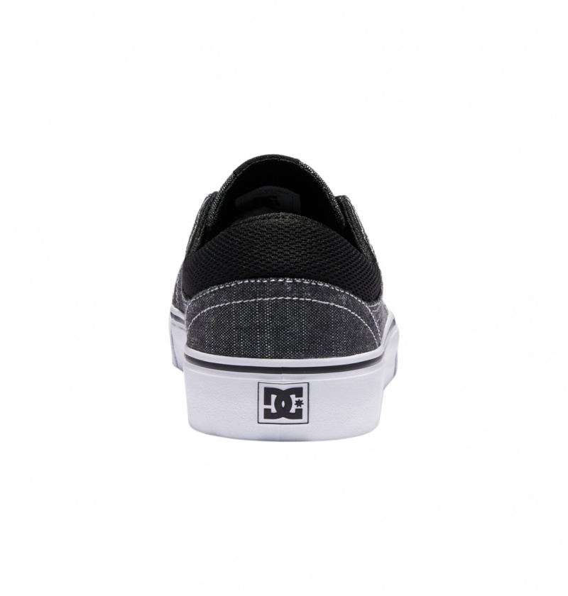 DC Shoes Trase Tx - Shoes Czarne Białe Białe | 56219LCMZ