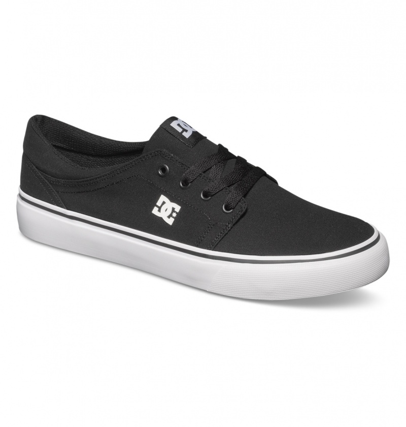 DC Shoes Trase Tx - Shoes Czarne Białe | 60543AXQL