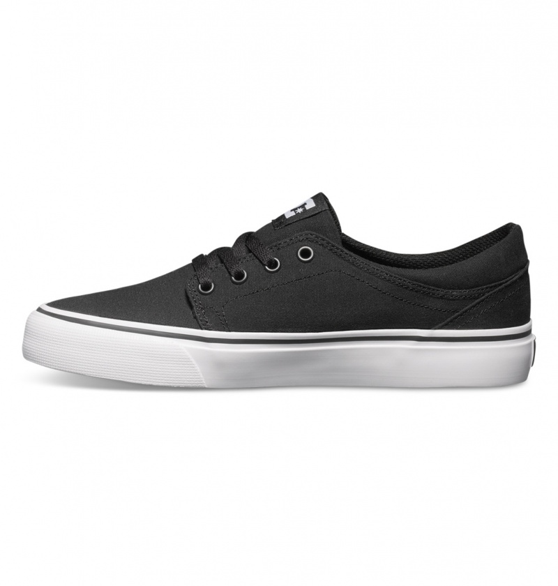 DC Shoes Trase Tx - Shoes Czarne Białe | 60543AXQL