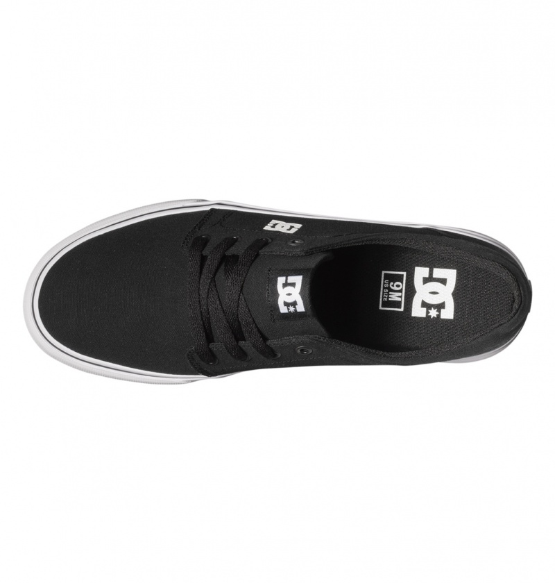 DC Shoes Trase Tx - Shoes Czarne Białe | 60543AXQL