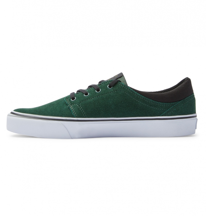 DC Shoes Trase - Zamszowe Shoes Ciemny Zielone | 21850YHPV