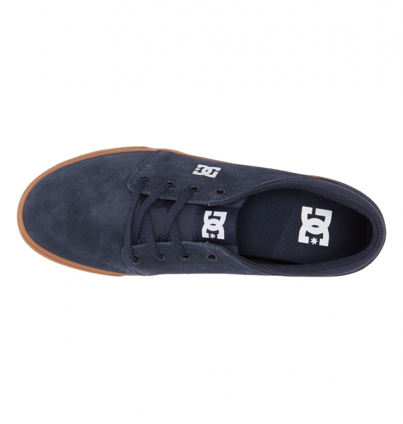 DC Shoes Trase - Zamszowe Shoes Granatowe | 04391UQNT