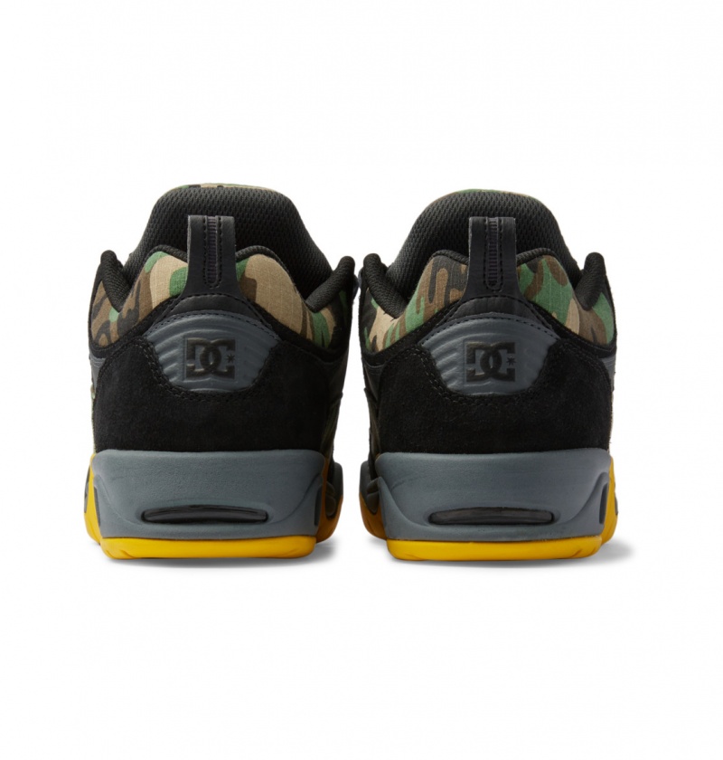 DC Shoes Truth Thrasher - Skórzane Shoes Czarne Camo | 79658YWFQ