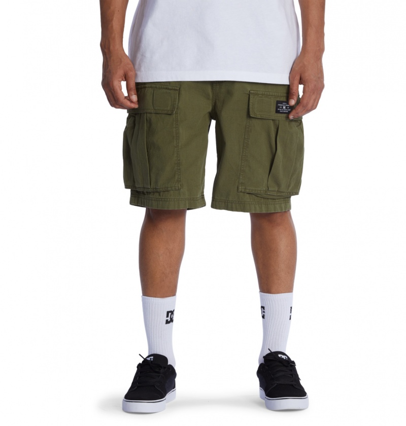 DC Shoes Tundra - Cargo Shorts Zielone | 49806BJYW