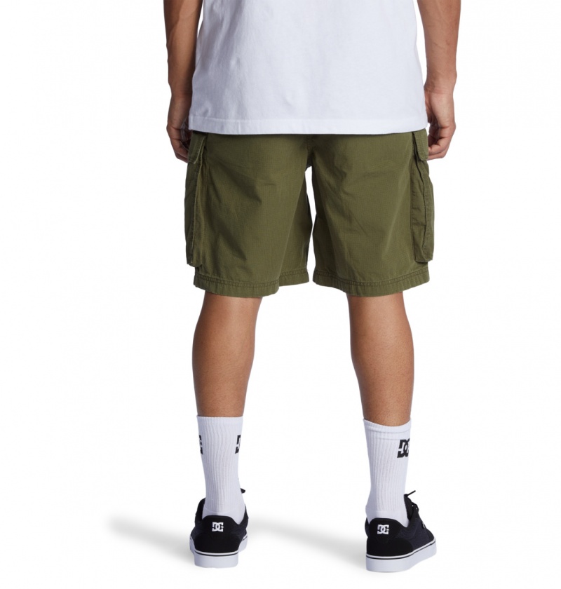 DC Shoes Tundra - Cargo Shorts Zielone | 49806BJYW