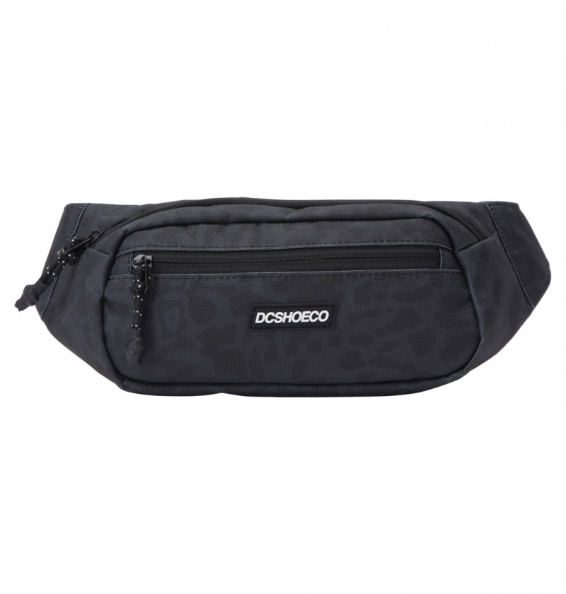 DC Shoes Tussler - Bum Bag Czarne Panterka | 67419VHMY