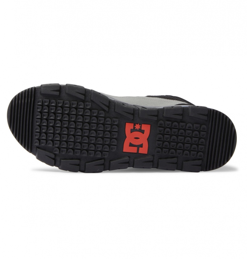 DC Shoes Versatile Hi WR - Koronkowe-Up Boots Szare Niebieskie | 31762KWND