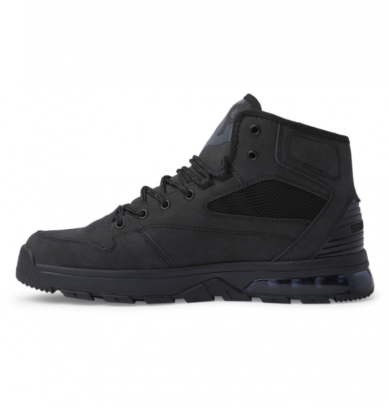 DC Shoes Versatile Hi WR - Koronkowe-Up Boots Czarne Czarne Czarne | 58126JDAU