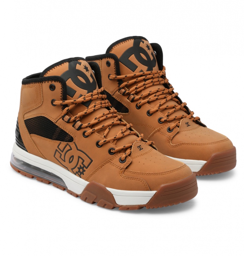 DC Shoes Versatile Hi WR - Koronkowe-Up Boots Czarne | 63250RGZW