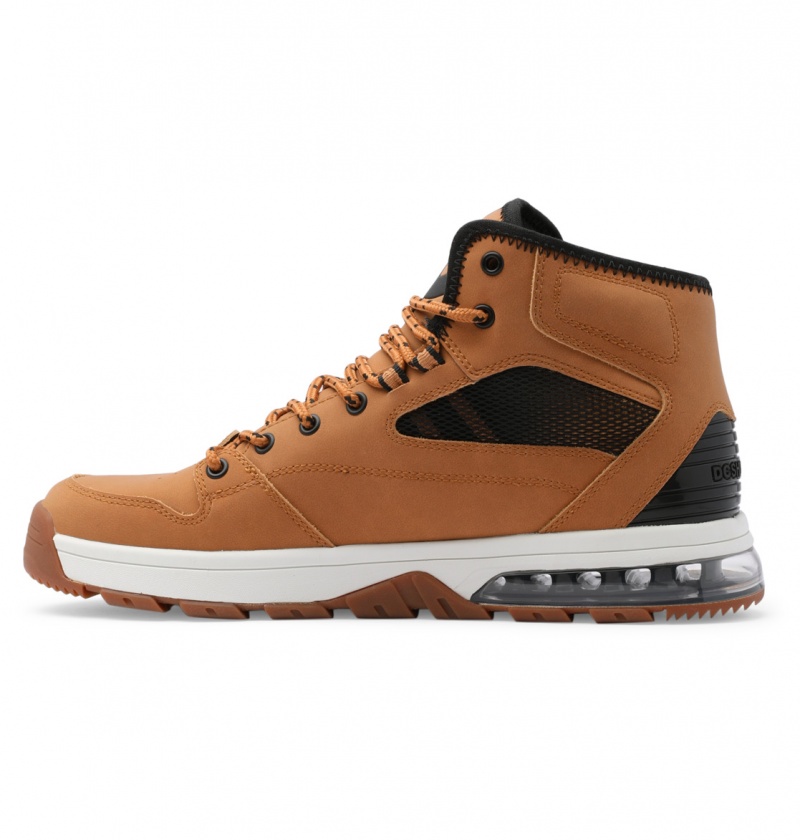 DC Shoes Versatile Hi WR - Koronkowe-Up Boots Czarne | 63250RGZW