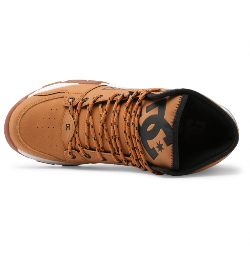 DC Shoes Versatile Hi WR - Koronkowe-Up Boots Czarne | 63250RGZW