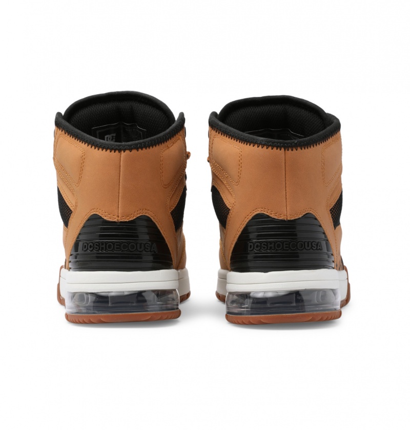 DC Shoes Versatile Hi WR - Koronkowe-Up Boots Czarne | 63250RGZW