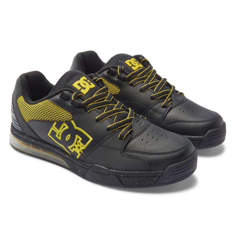 DC Shoes Versatile Le - Skate Shoes Czarne Żółte | 70285LBAU