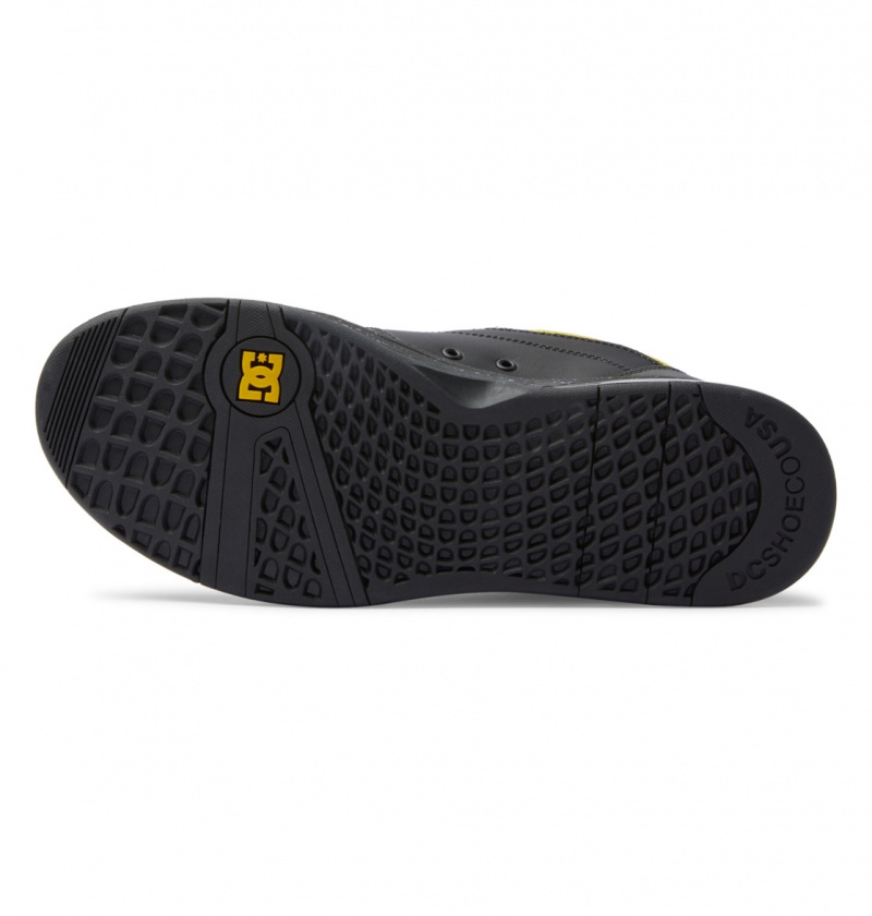 DC Shoes Versatile Le - Skate Shoes Czarne Żółte | 70285LBAU