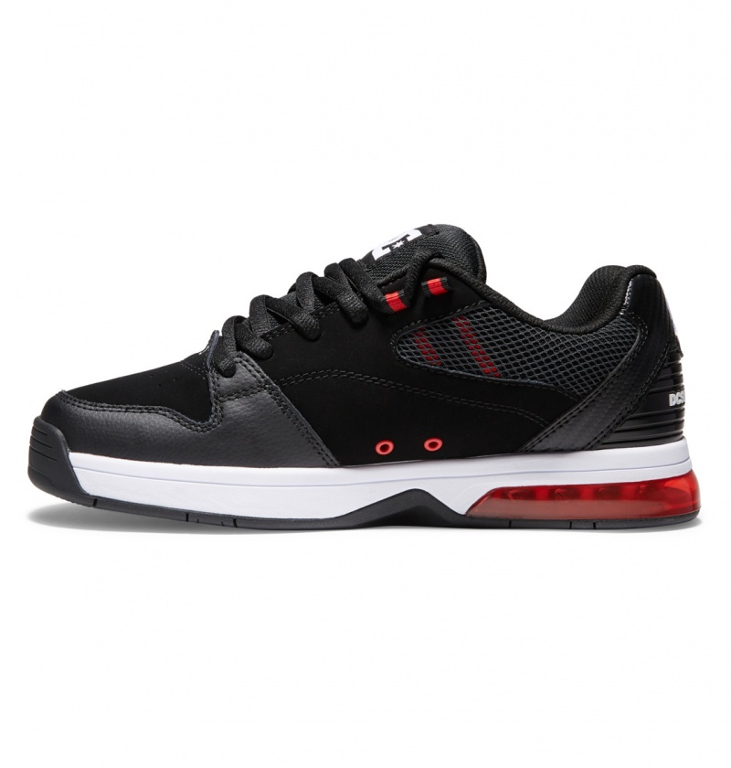 DC Shoes Versatile - Skate Shoes Czarne Białe Czerwone | 83941FZRY