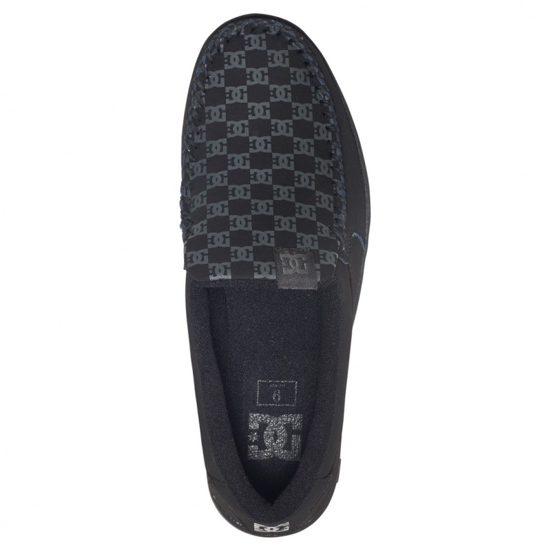 DC Shoes Villain 2 - Slip-On Shoes Czarne | 35680LOTV