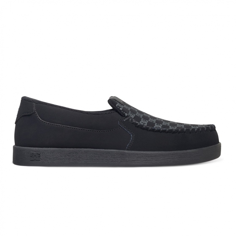 DC Shoes Villain 2 - Slip-On Shoes Czarne | 35680LOTV