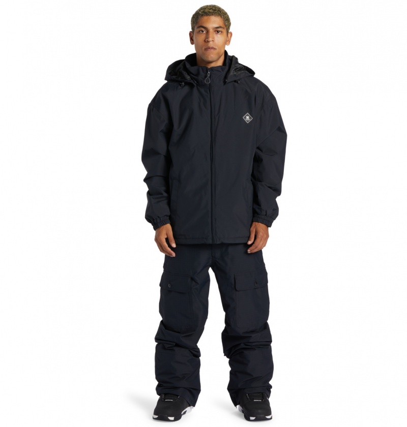 DC Shoes Vista - Technical Snow Jacket Czarne | 51043KBJW