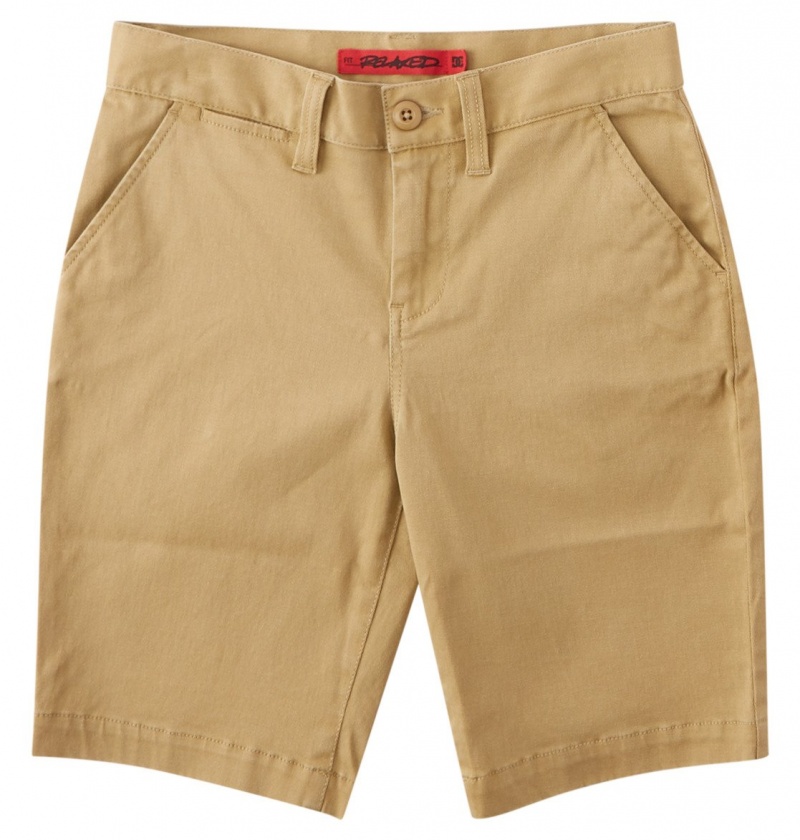 DC Shoes Worker Relaxed - Chino Shorts 8-16 Incense | 09146LVIQ