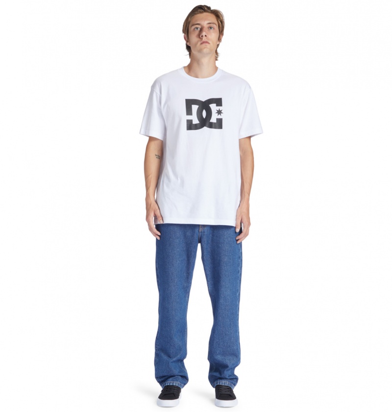 DC Shoes Worker - Prosty Fit Jeans Indygo Ciemny | 27163JPCG