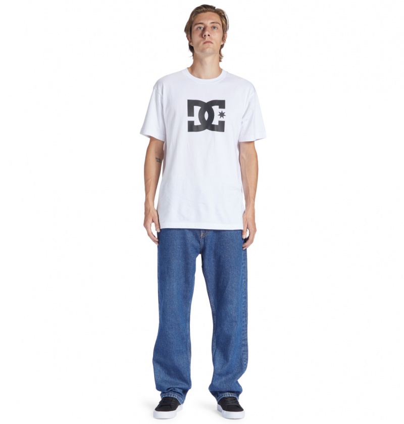 DC Shoes Worker - Relaxed Fit Jeans Indygo Ciemny | 93578LOKS