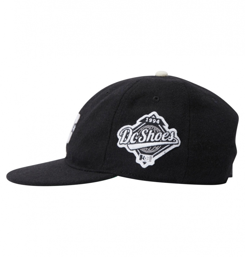 DC Shoes World Champ - Strapback Cap Czarne | 64031HIYK