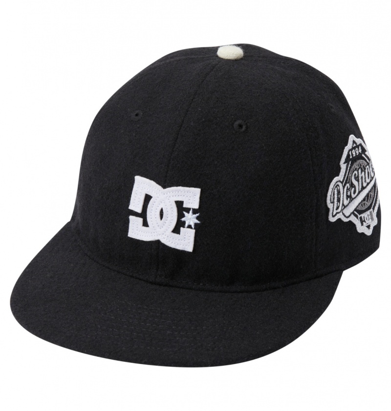 DC Shoes World Champ - Strapback Cap Czarne | 64031HIYK