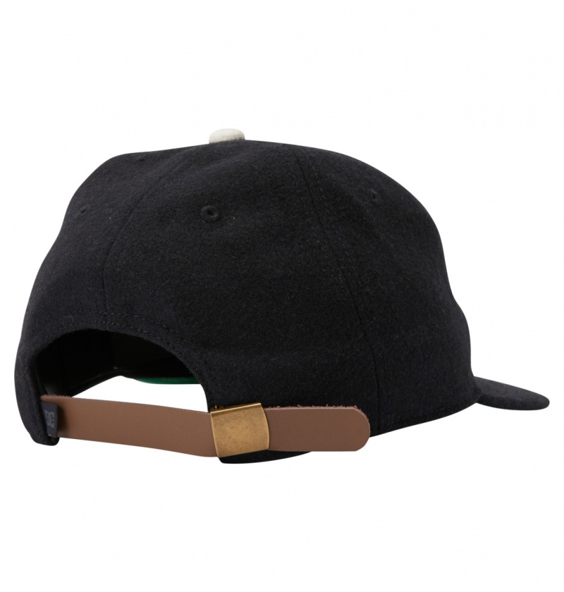 DC Shoes World Champ - Strapback Cap Czarne | 64031HIYK